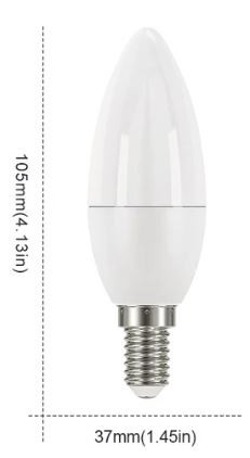 LED E14 kalt-weiß 5 Stück